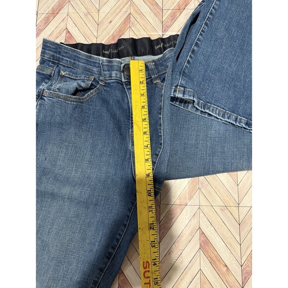 Lee Sinfully Soft Jeans 10 Medium’s Women’s Bootcut Denim Elastic Waist - Picture 6 of 10
